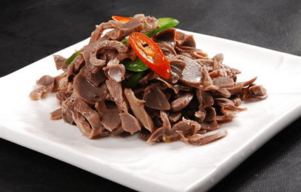 盐水鸡胗,蒸淋茄子,五花肉煸豇豆,清蒸藕丸的做法