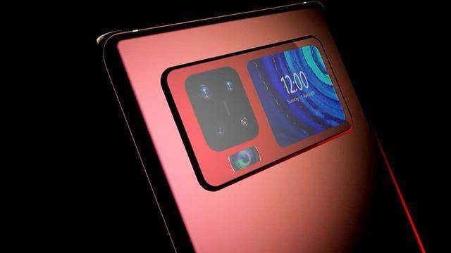 华为mate40pro概念图:瀑布真全屏太豪横,iphone11刘海屏差太远