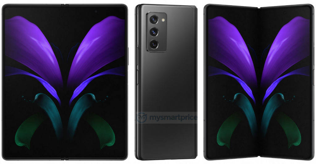 Fold|Galaxy Fold 2渲染图再曝光：内外打孔，屏占比升级