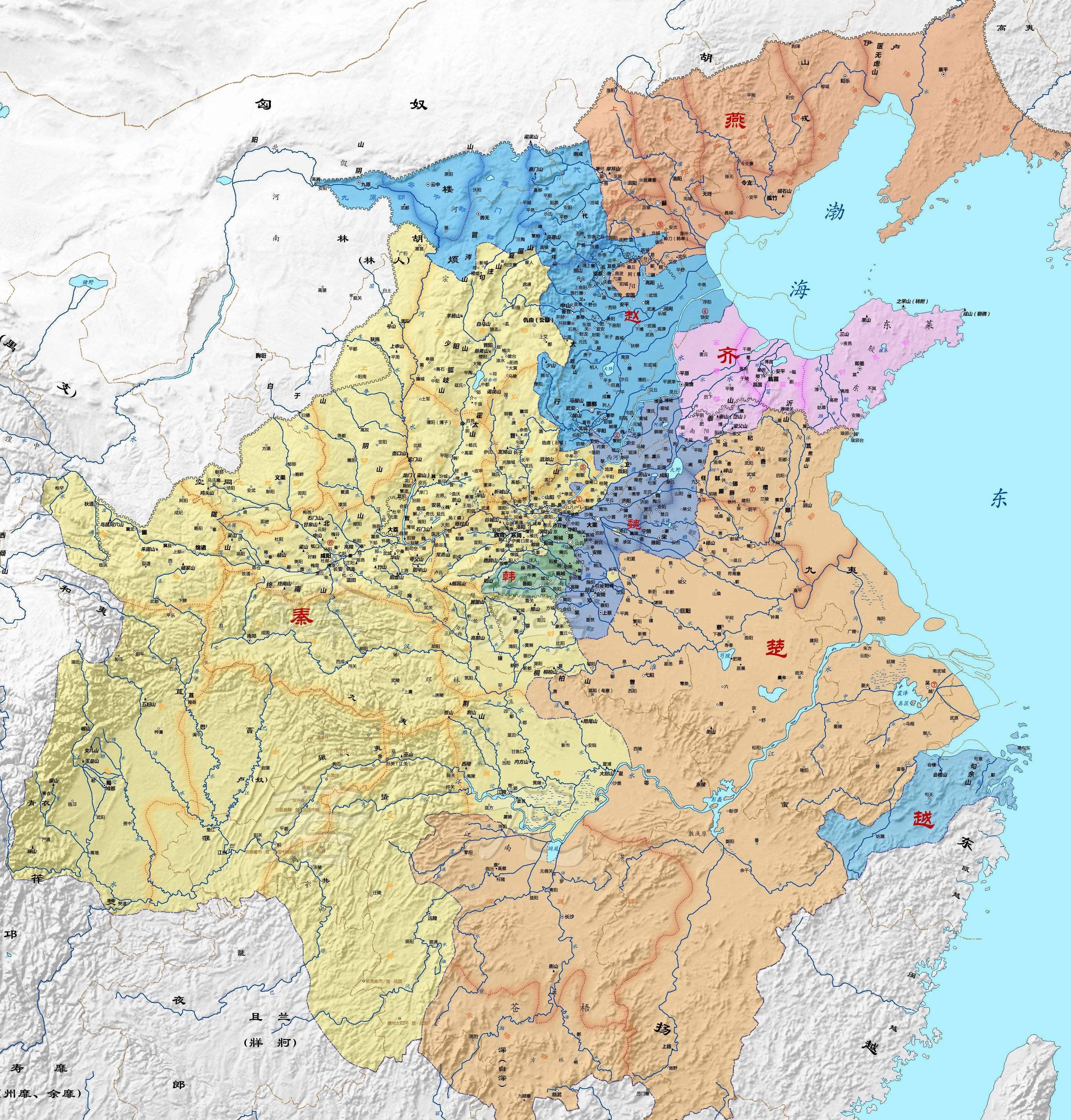 战国人口_战国地图(2)