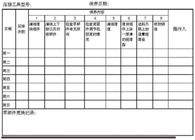 kb体育常用端子压接模具结构及使用说明书(图13)