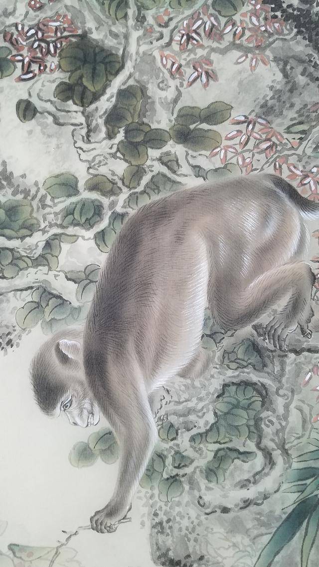 董丽霞老师工笔作品《马上封侯图》赏析