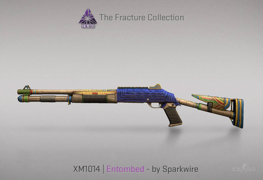 csgo新武器箱fracture登场含17款枪械皮肤及4种刀的首批皮肤