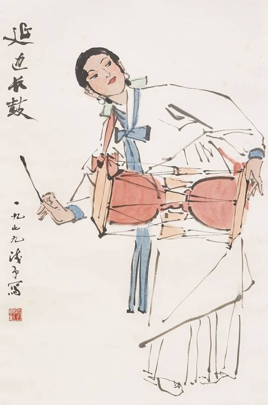 论学历背景,叶浅予没接受任何学院教育,完全自学;论专业身份,他是漫画