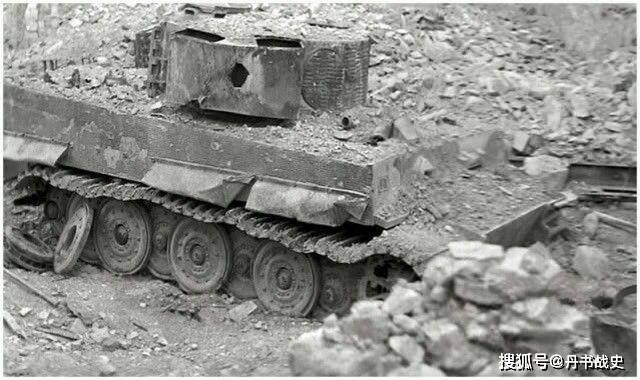 虎式坦克被毁的老照片老虎也有走麦城的时候