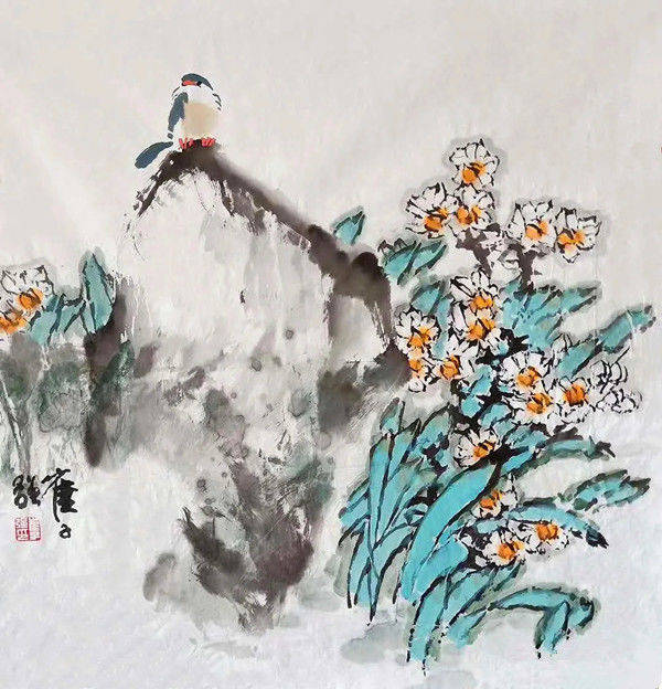 画家崔子强作品欣赏_花鸟画