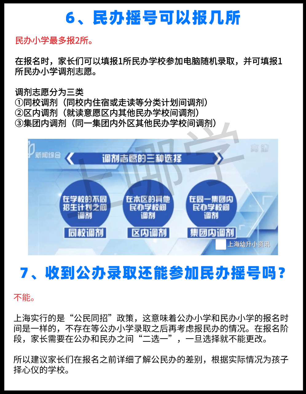 家长|重磅！上海第一年民办超额摇号录取现状，这15个关键问题一定要知道！