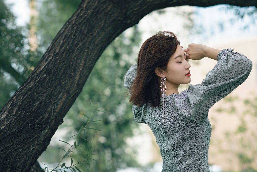 氧气|苏青夏日森女仙气撩人清新氧气颜气质满分