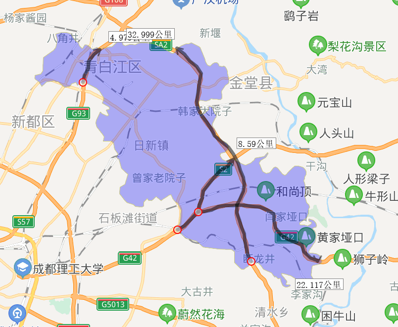 成都市新都区与郫都区的GDP_成都市新都区地图