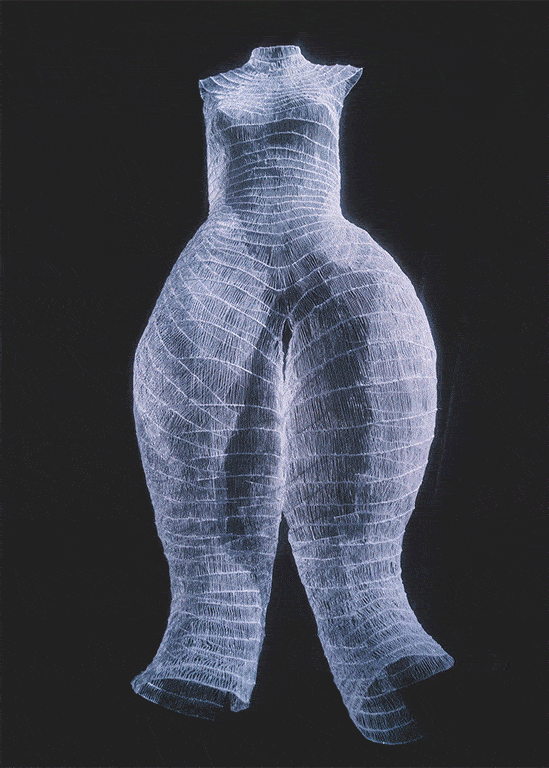 图片|新锐设计师 | 精神护士转行服装，创造出挂能着穿的炫彩服装