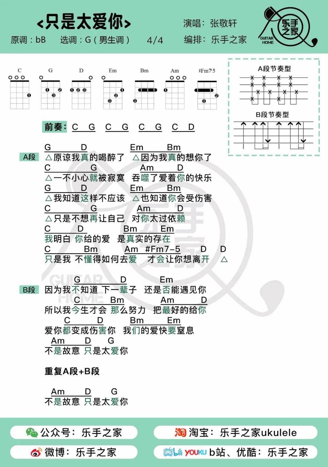 home曲谱尤克里里_尤克里里曲谱(2)