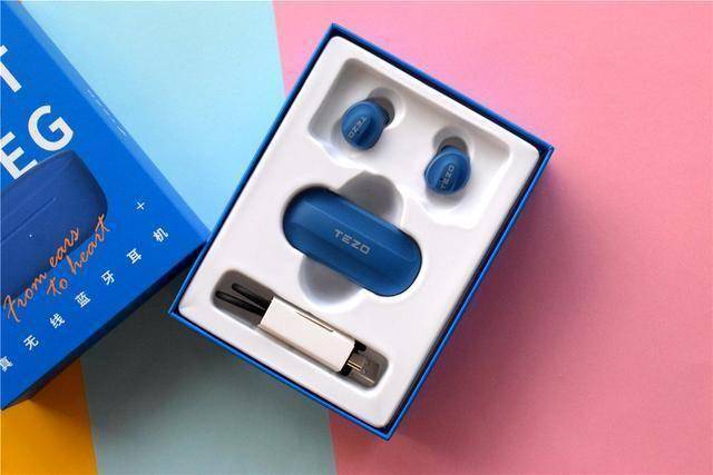 耳机|又一时尚单品来袭!TEZO无线蓝牙耳机轻若无物,畅享好音乐
