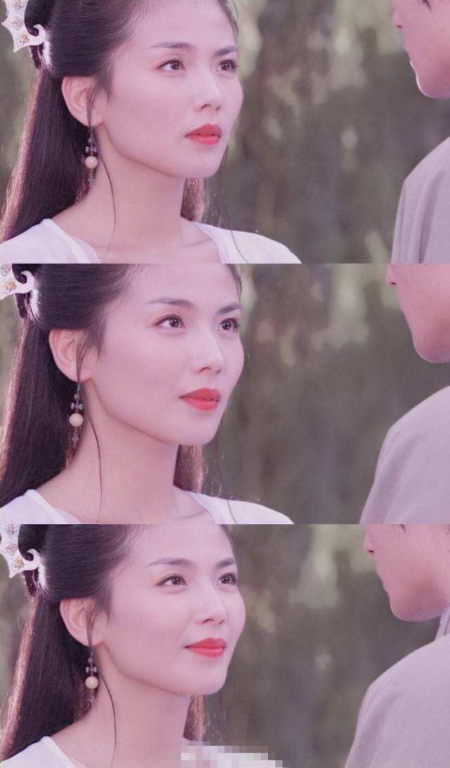 年轻时刘涛气质和现在不同，白衣的她清新脱俗，仙女下凡就是如此