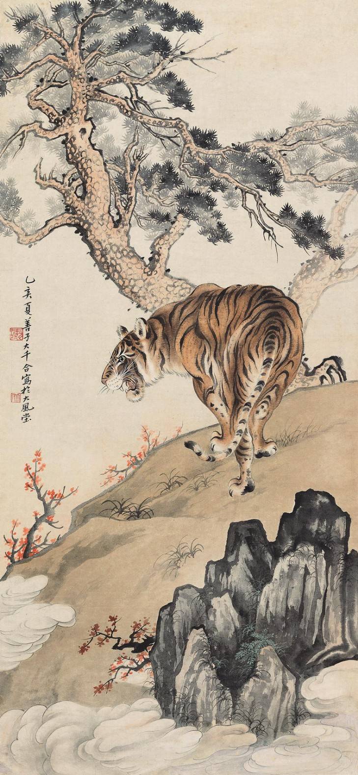 张大千是画虎高手,为什么后来他坚决不画虎了?