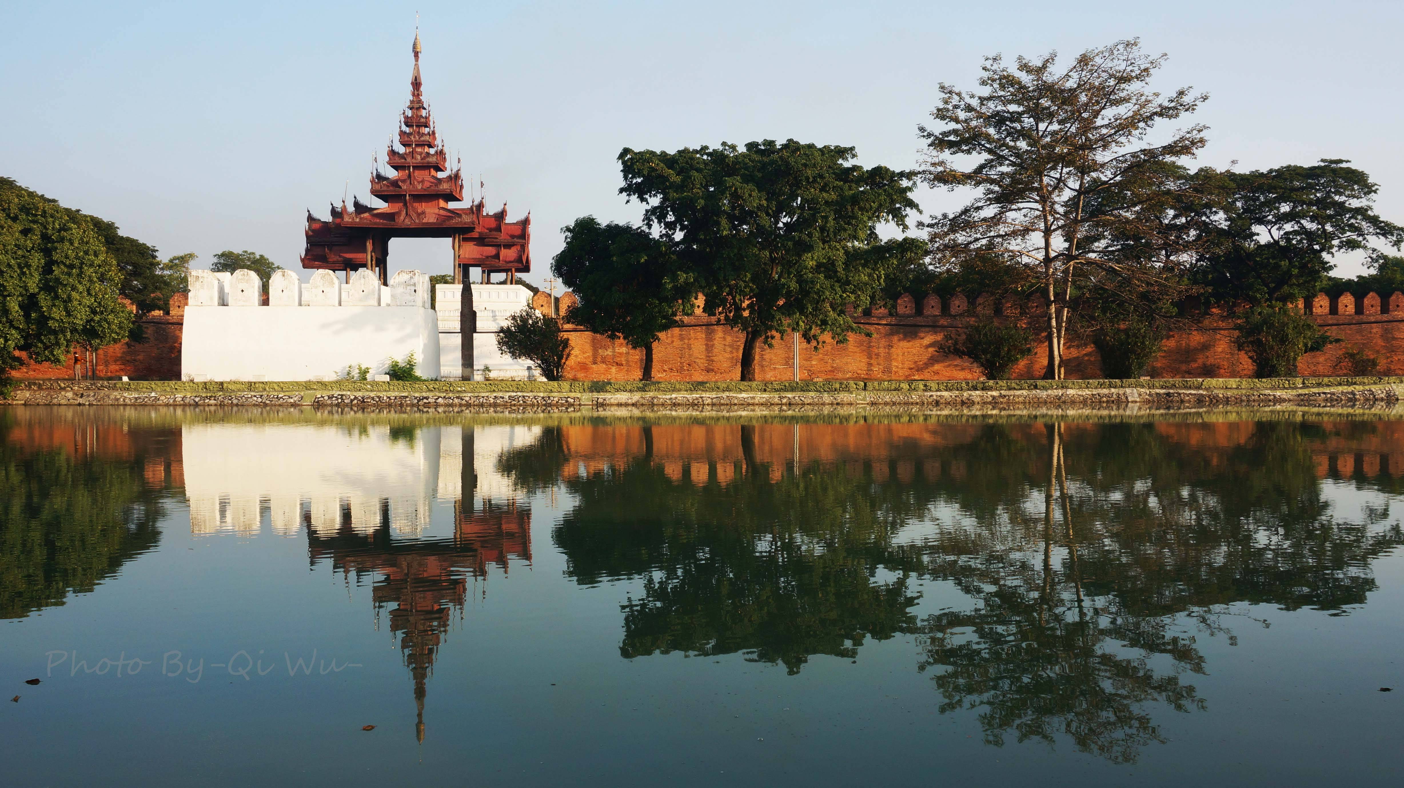 曼德勒市区的皇宫与寺庙缅甸之旅1上