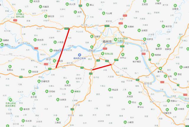 此前,苍梧至容县的高速公路已经列入广西基础设施补短板"交通网"建设