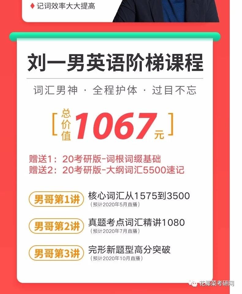 视频|【拼课】2021文都考研KK何凯文凯旋门刘一男英语一二全程班拼课