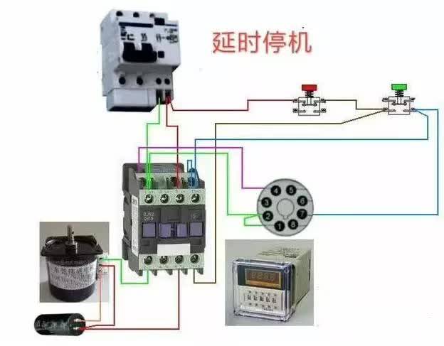 常用交流接触器实物接线图,简单明了!纯纯的干货!