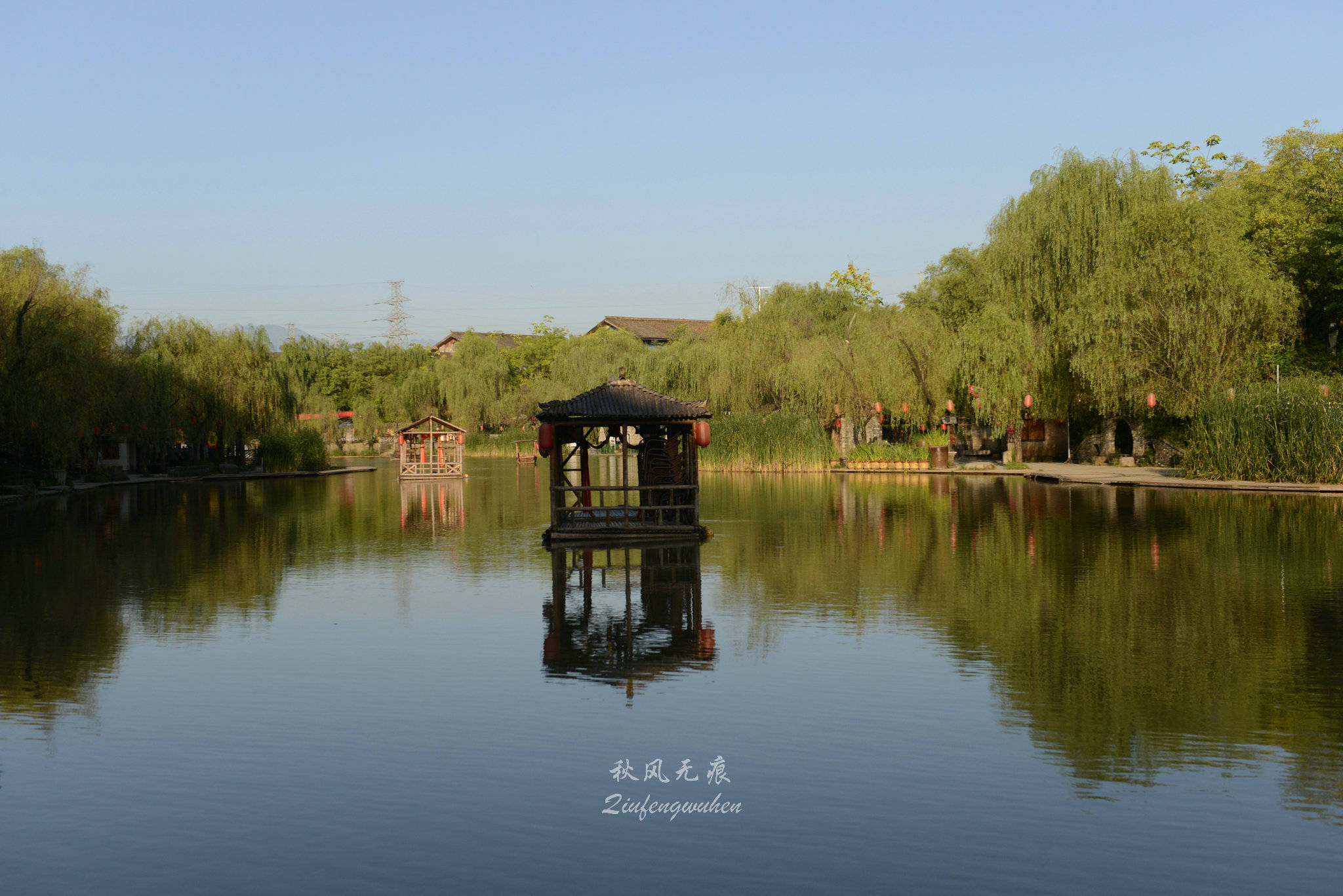 山水(|看山望水,心怡田园,周至水街爱在路上感味清新与文化