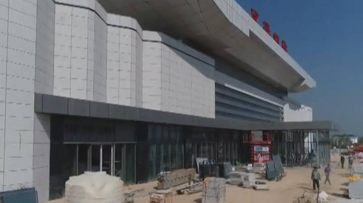 西银高铁永寿西站站房建设接近尾声 预计年底可正式通车