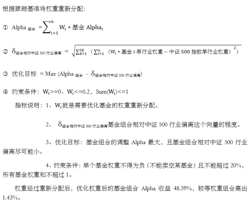 风险暴露|确定风险暴露下获取超越基准最大化Alpha收益的组合策略