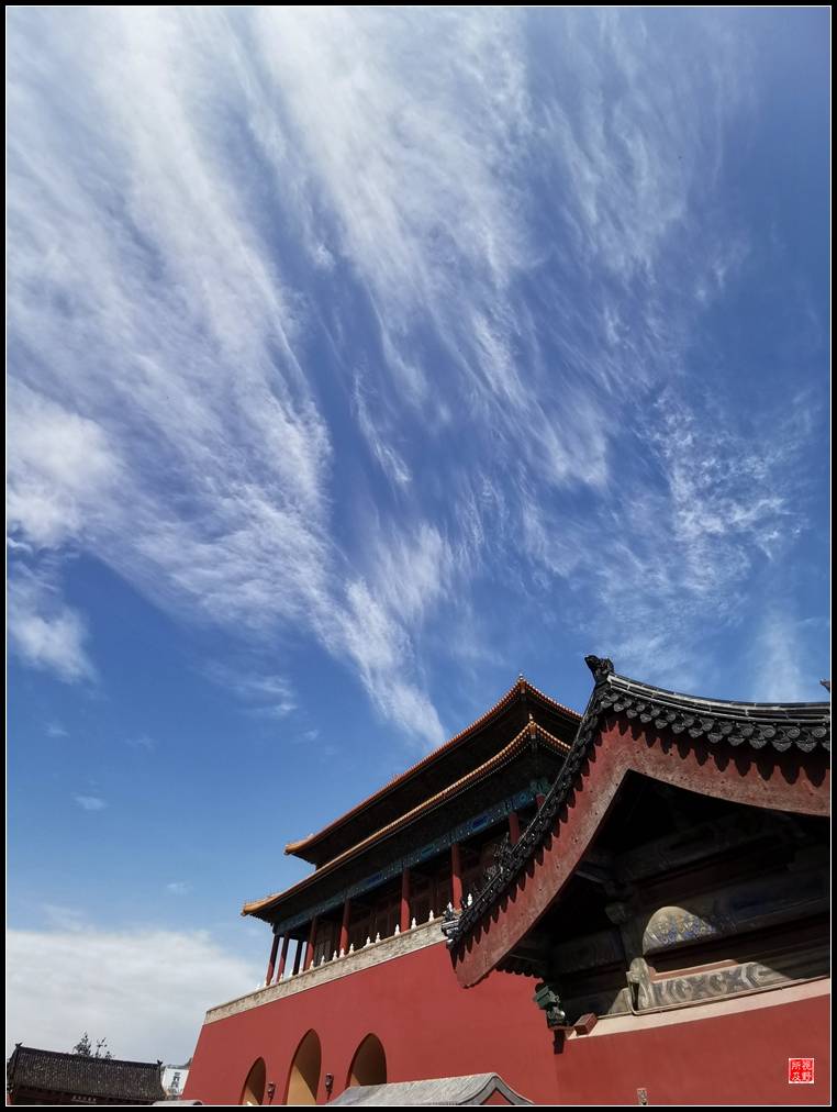 故宫|故宫高天流云 太任性了