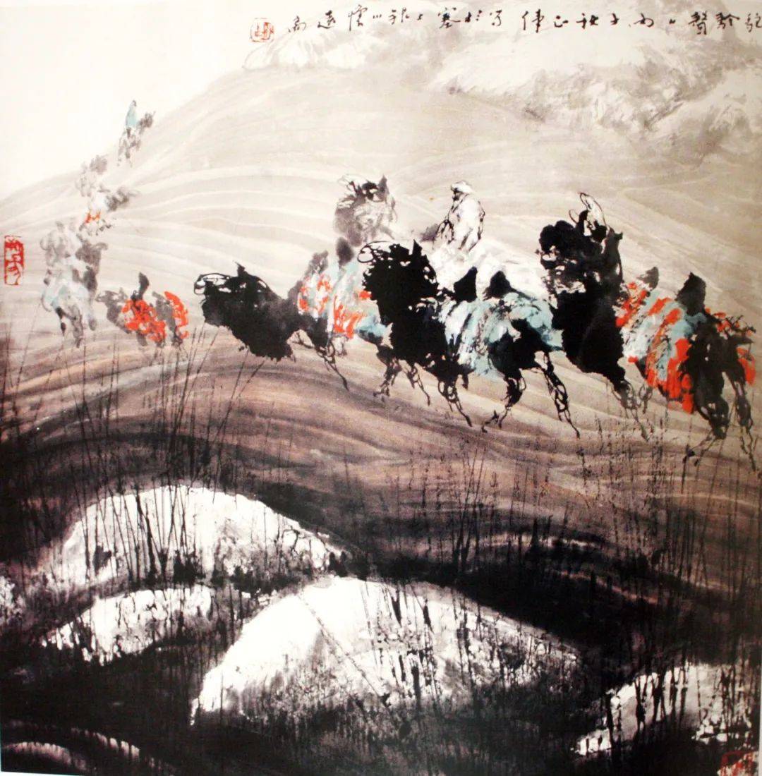 塞上豪情—胡正伟中国画作品云上展览