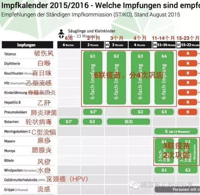 疫苗|看后感触良多「在德国」德国宝宝的疫苗接种计划