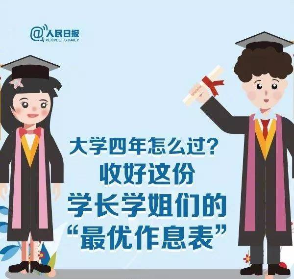 学长|大学四年怎么过？收好这份学长学姐们的“作息表”