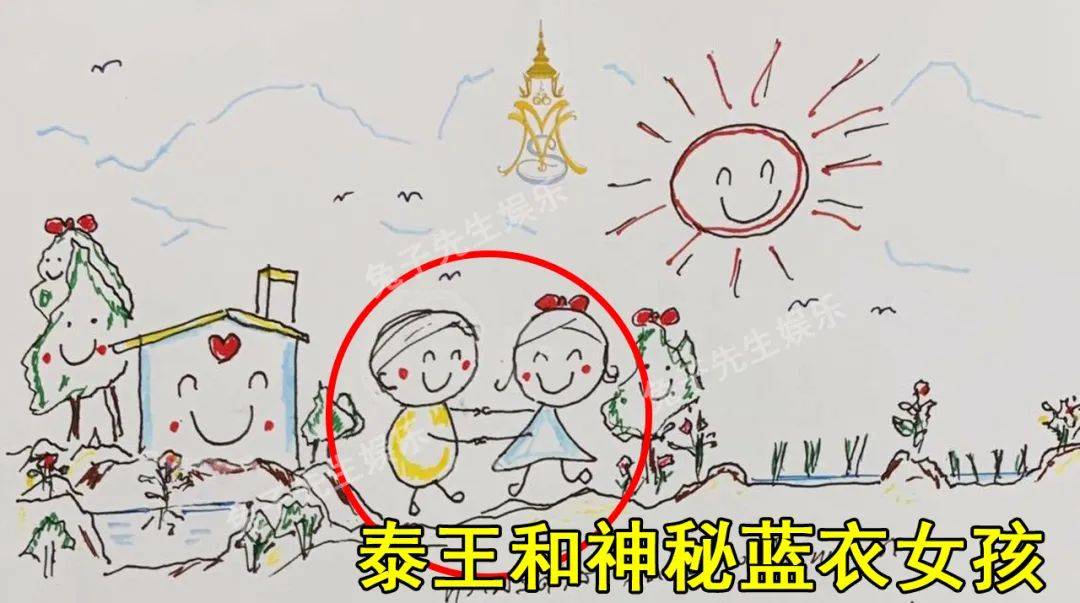 妮娜|68岁泰王作画暗藏玄机，蓝衣女伴姓氏为“S”，竟不是苏提达王后