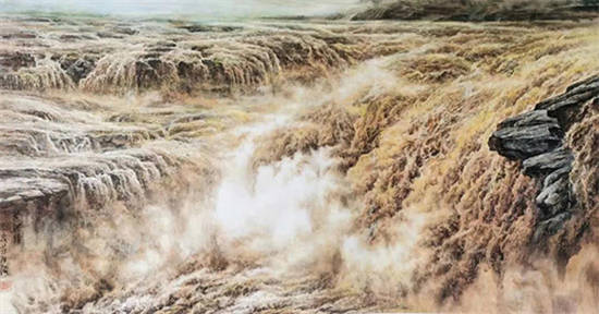 参展画家之十三 苏继海 黄河情 苏继海作品 苏继海,中国美术家协会