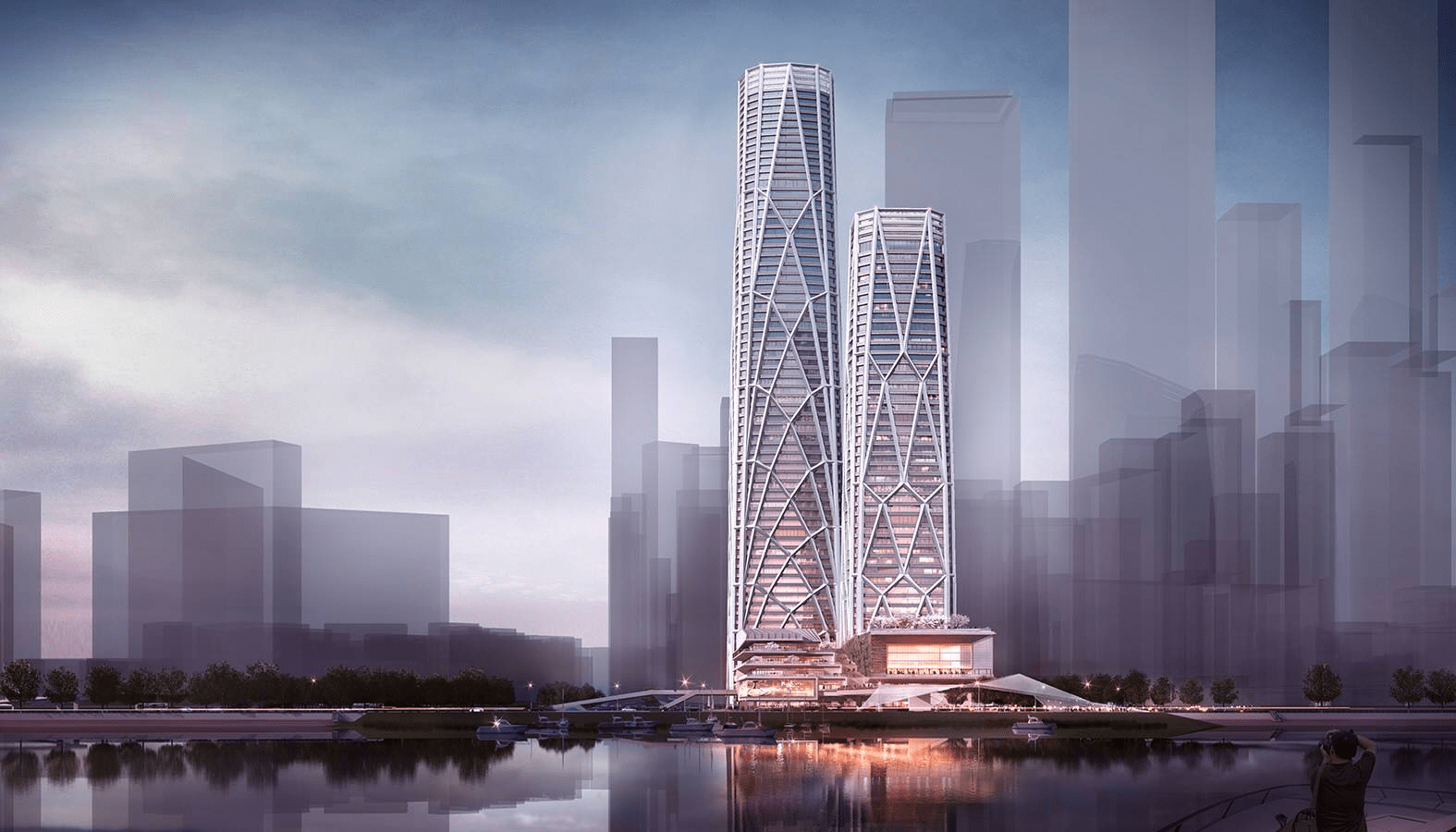 深圳中信金融中心项目的3个方案,Gensler胜出_建筑