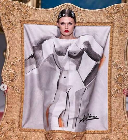 春夏|吉吉哈迪德米兰时尚周再次披婚纱，坏小孩设计师这次搬来了毕加索