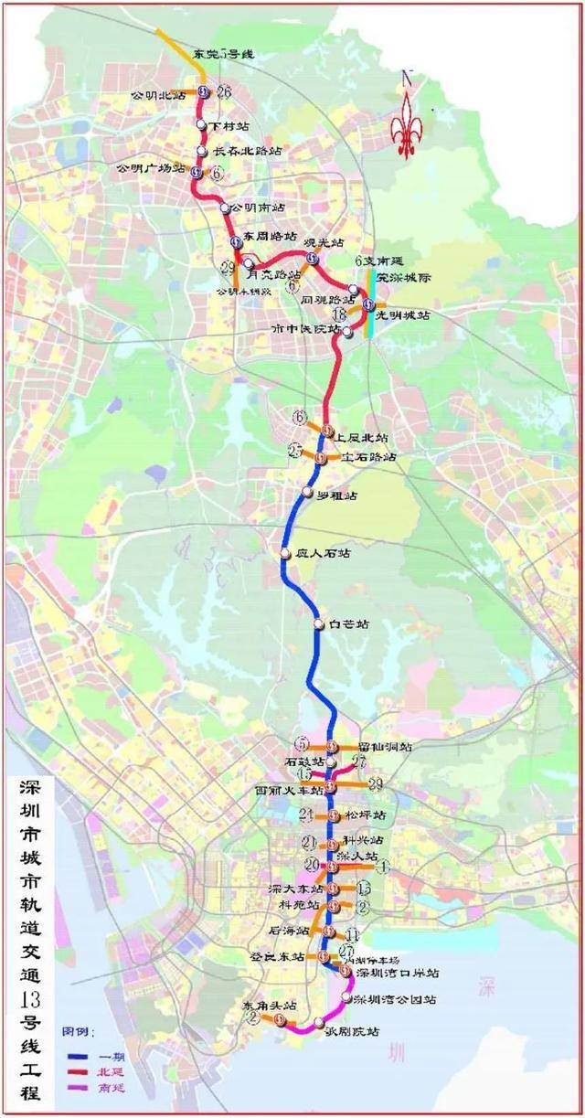 2020深圳地铁规划汇总年内还有4条地铁开通站点线路图将有这些变化