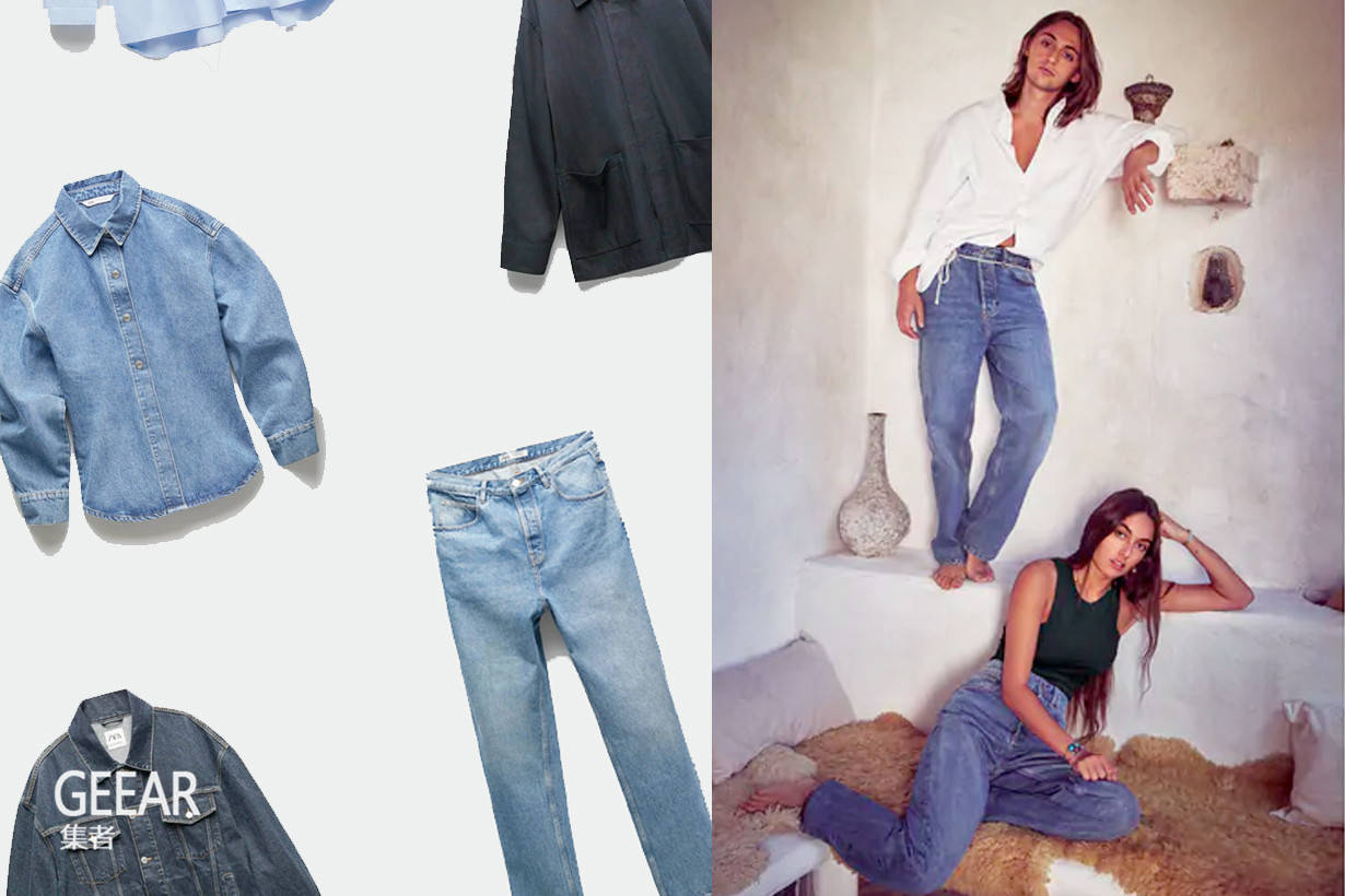 牛仔裤|ZARA这款Boyish牛仔裤，直筒的版型加宽松的中腰！