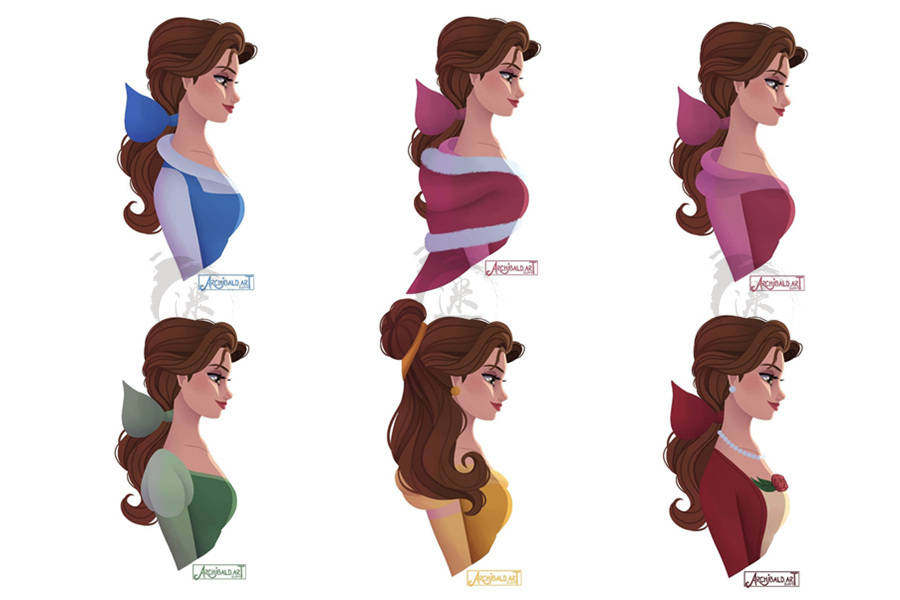 造型|迪士尼公主的“造型变化”，哪位拥有八套造型？艾莎逐渐变成熟