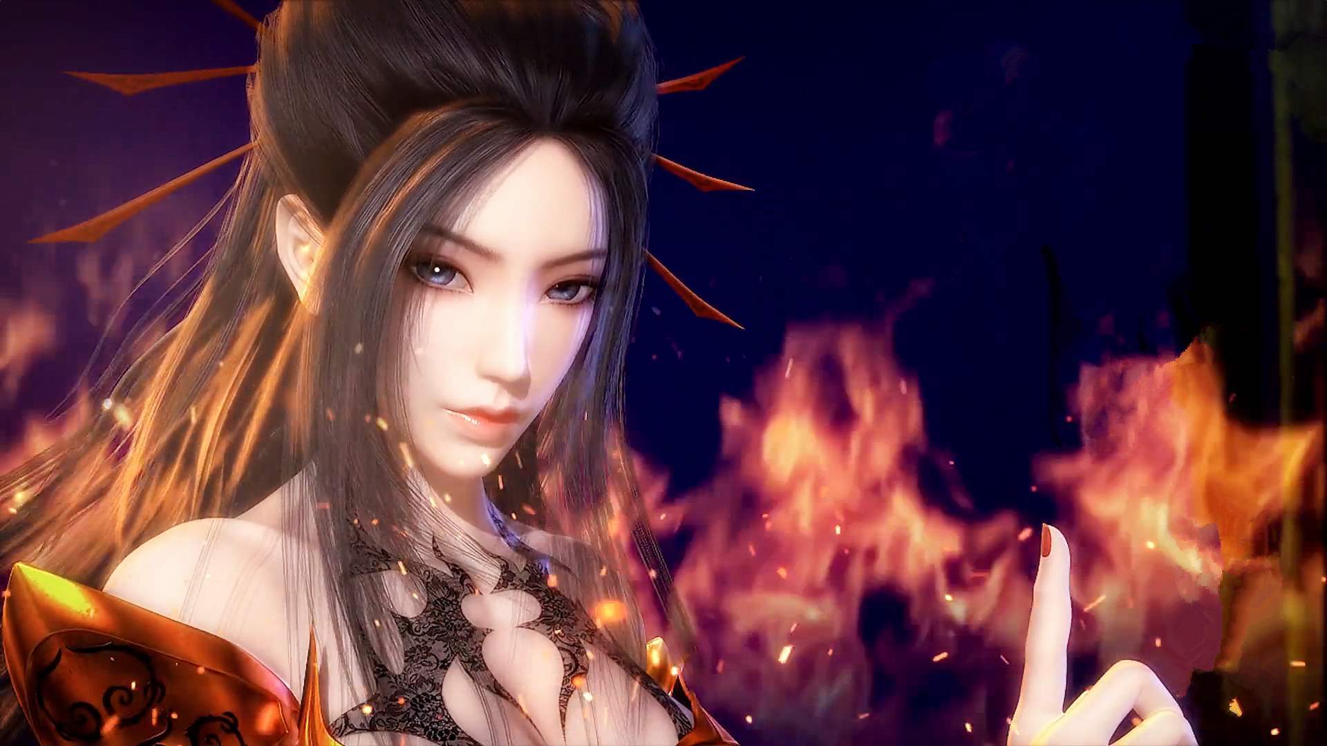 原创黑色系妆的国漫女神集合,谁是你心中的第一名?