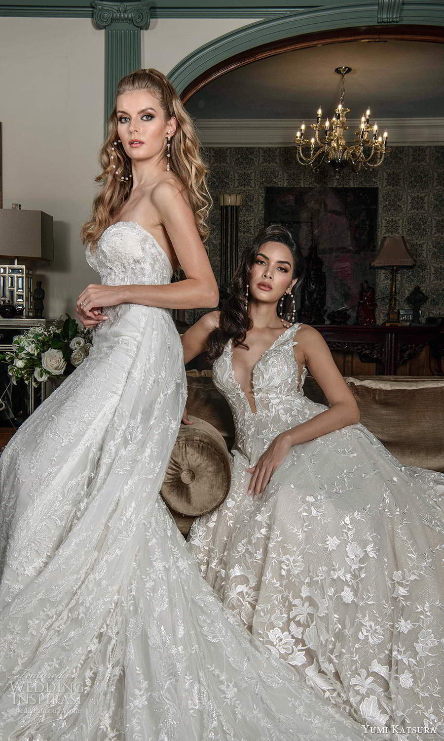 &quot|Yumi Katsura2021＂Ravishing&Resilient＂秋季婚纱系列 提升女人身体的自然美感