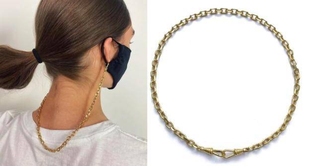 时装周|2021春夏时装周口罩造型依然流行,模特戴罩走秀,口罩链成配饰新物种