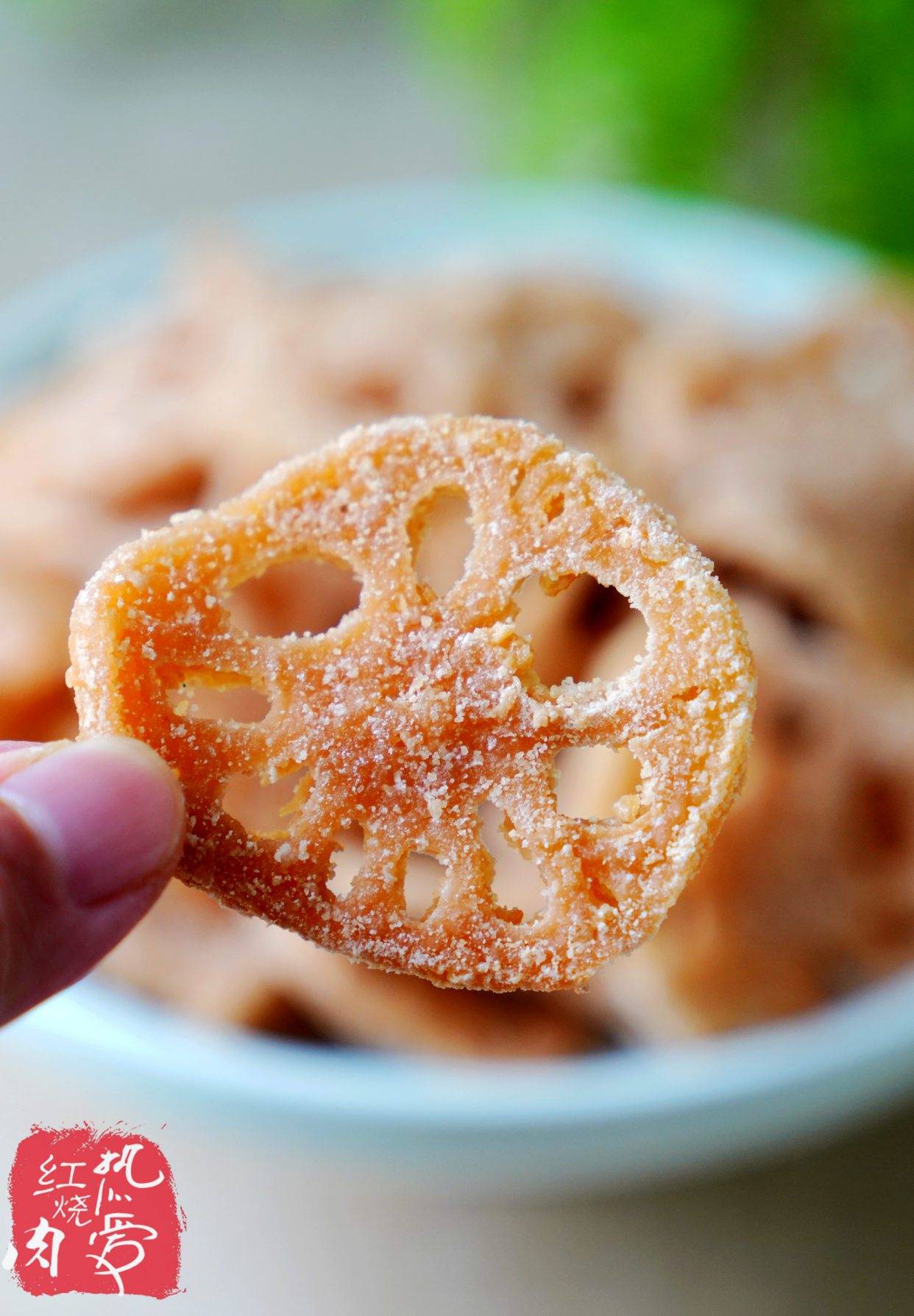 藕片|吃着甜甜的嚼着有韧性，可以用手捏着吃没想到藕还能这么做