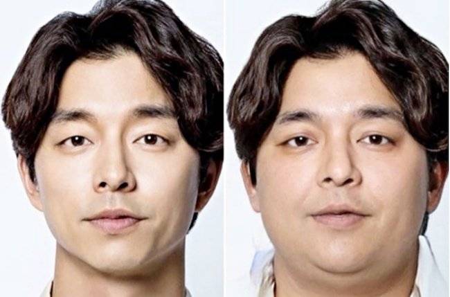 网友们又强制乱玩人气韩星的脸,把韩国演艺圈公认的男神们拉出来p图
