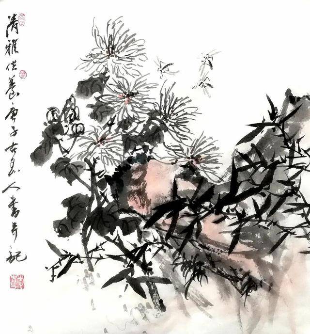 李春华花鸟画作品欣赏