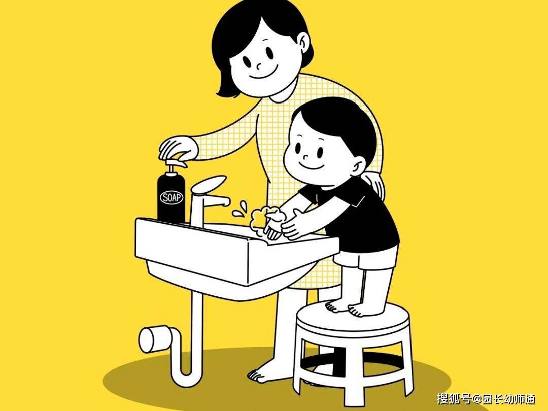 幼儿园提醒:疫情防控不放松,洗手图 15首儿歌培养幼儿勤洗手!