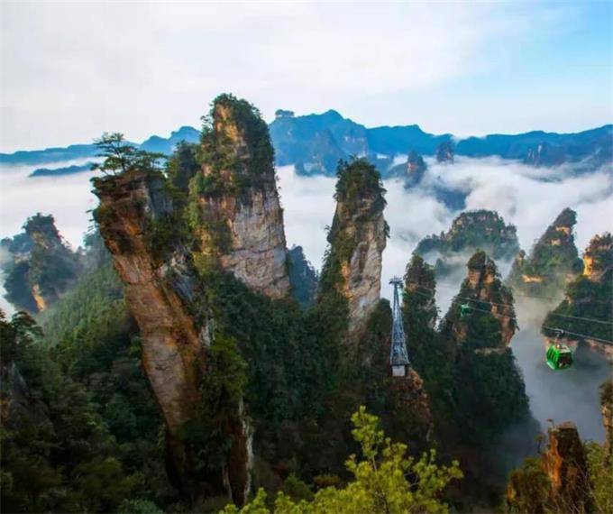 张家界武陵源核心景区风景