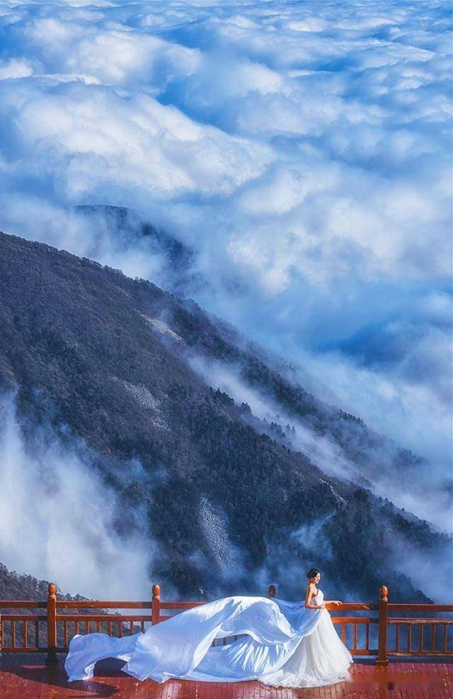 太白山婚纱照_太白山风景图片