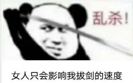 熊猫头耍剑表情包合集