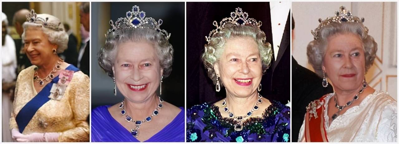 蓝宝石|英女王最新官方肖像照出炉！蓝宝石皇冠有深意，皮肤比卡米拉都嫩