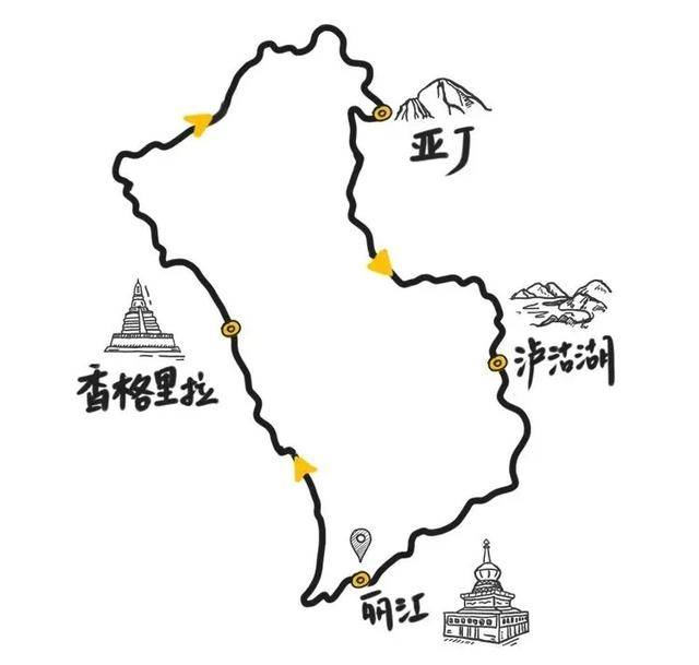 穿越2个香格里拉,包览7座雪山,8天走完这条等于3场川滇旅行