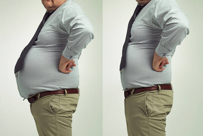正常体重的男性却有小肚子该怎么减掉小肚子练出腹肌