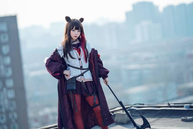 cos:明日方舟,非常帅气的凛冬